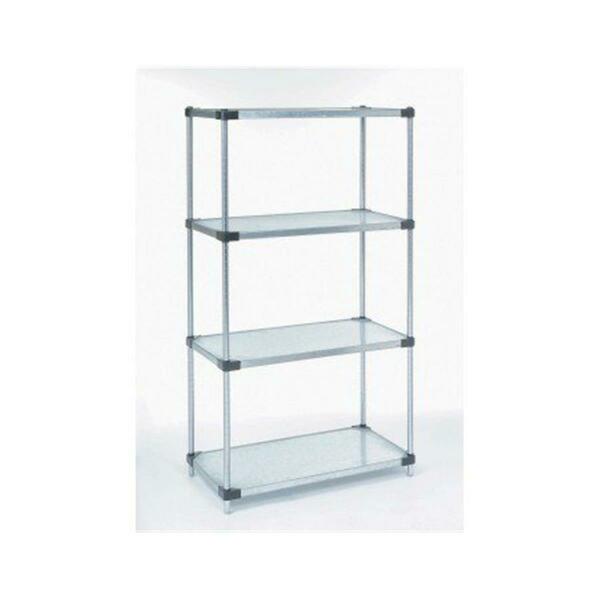 Nexel 18 x 72 x 63 in. Solid Shelf Unit- Galvanized 18726SZ